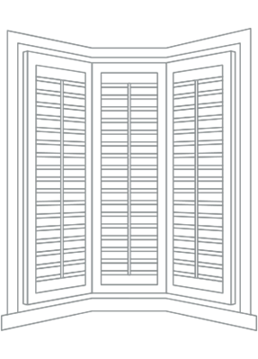 bay window shutters